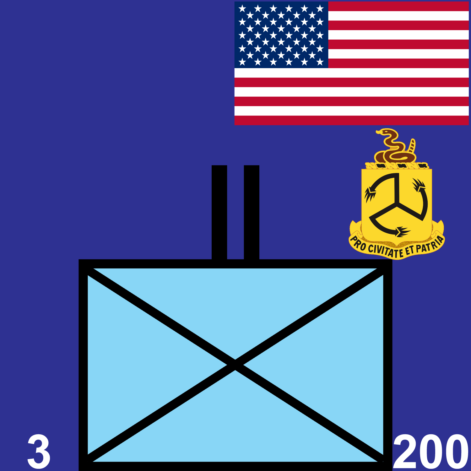 3d Battalion, 200th Infantry Regiment icon